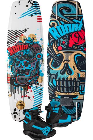 Ronix 2025 Atmos Junior Cable Park Wakeboard with 2026 Vision Boots