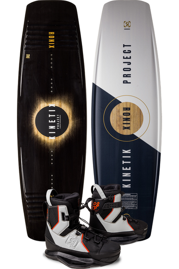 Ronix 2023 KINETIK SPRINGBOX 2 WAKEBOARD WITH ATMOS EXP BOOTS