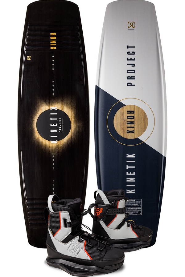 Ronix 2023 KINETIK SPRINGBOX 2 WAKEBOARD WITH ATMOS EXP BOOTS