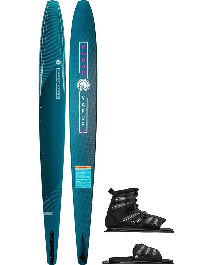 Radar 2023 Vapor Graphite Slalom Ski with 2024 Vector BOA Boot & RTP