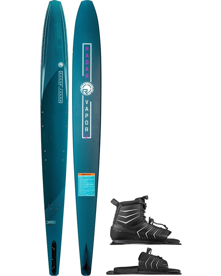 Radar 2023 Vapor Graphite Slalom Ski with 2024 Vector Boot & RTP