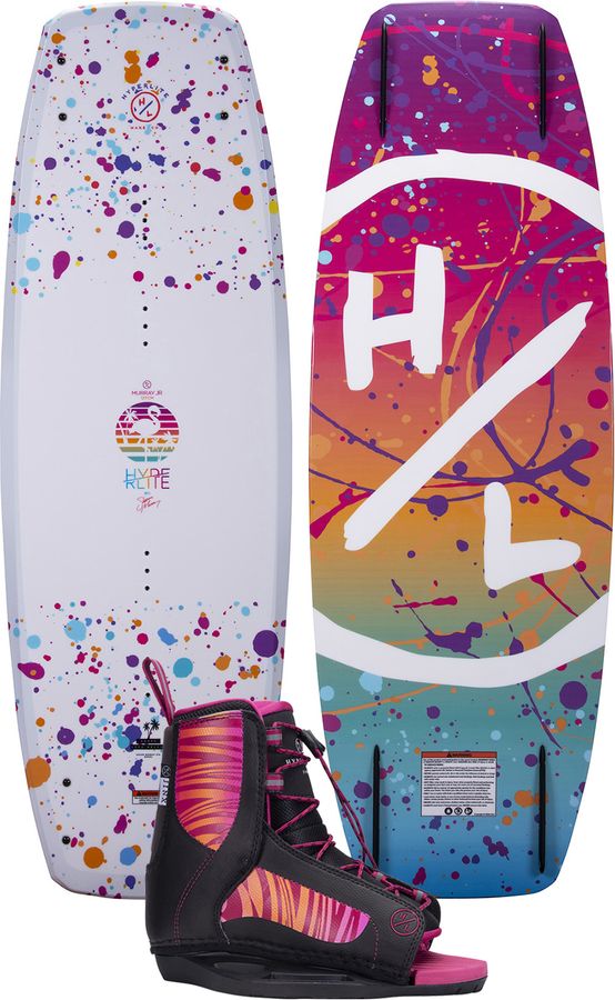 Hyperlite 2024 Murray Junior Girls Wakeboard with Jinx Boots