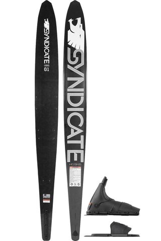 HO 2025 Syndicate Works 01 Slalom Ski with Animal Boot &amp; Fixed RTP