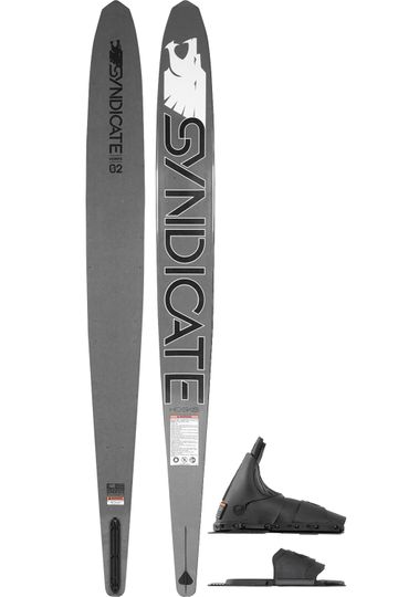 HO 2025 Syndicate Works 02 Slalom Ski with Animal Boot & Fixed RTP