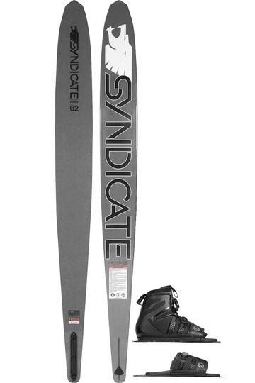 HO 2024 Syndicate Works 02 Slalom Ski with 2025 Stance Atop Boot & RTP