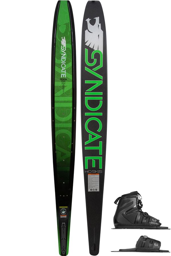 HO 2023 Syndicate Omega Max Slalom Ski with 2024 Stance ATOP Boot & ARTP