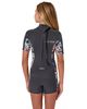 Rip Curl 2024 Dawn Patrol Junior Girls 2mm Back Zip Short Sleeve Springsuit