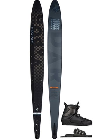 Radar 2024 Vapor Pro Build Black Slalom Ski with Vapor Boot &amp; Vector BOA ARTP