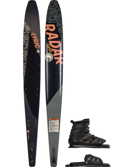 Radar 2024 Lyric Graphite Slalom Ski with Lyric BOA Boot & Lyric BOA ARTP