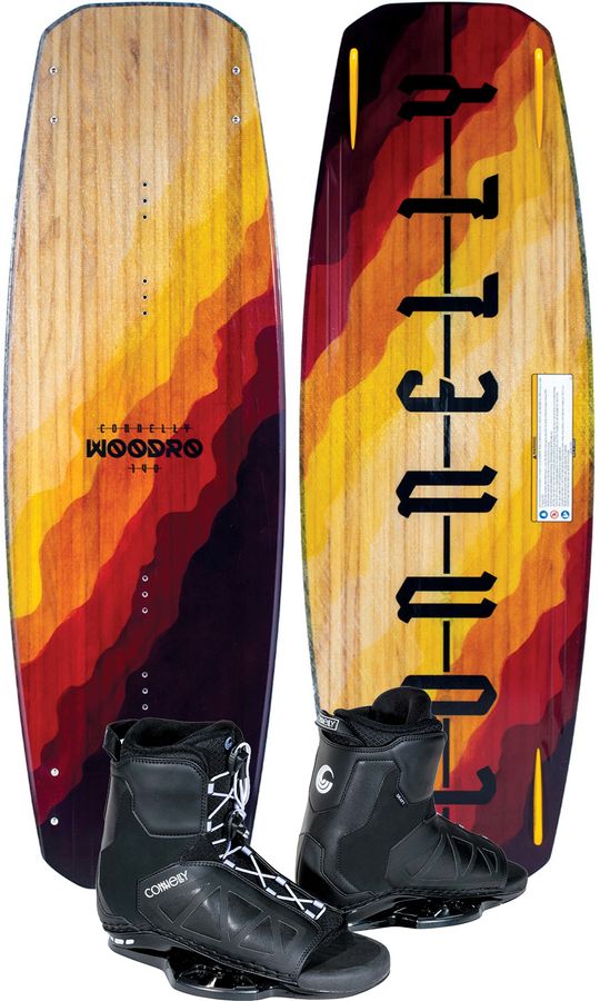 Connelly 2024 Woodro Wakeboard with Draft Boots