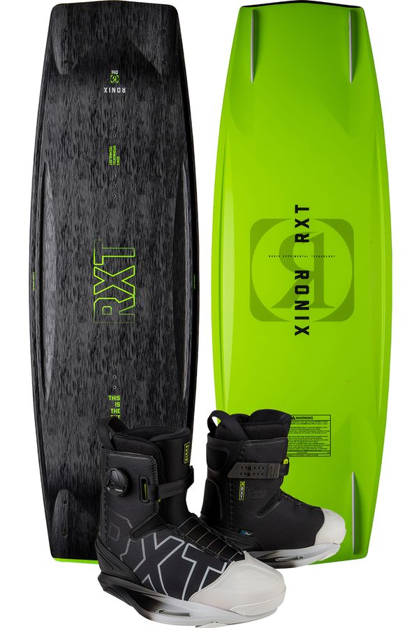 Ronix 2024 RXT Blackout Wakeboard with RXT BOA Boots