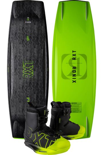 Ronix 2024 RXT Blackout Wakeboard with RXT Boots