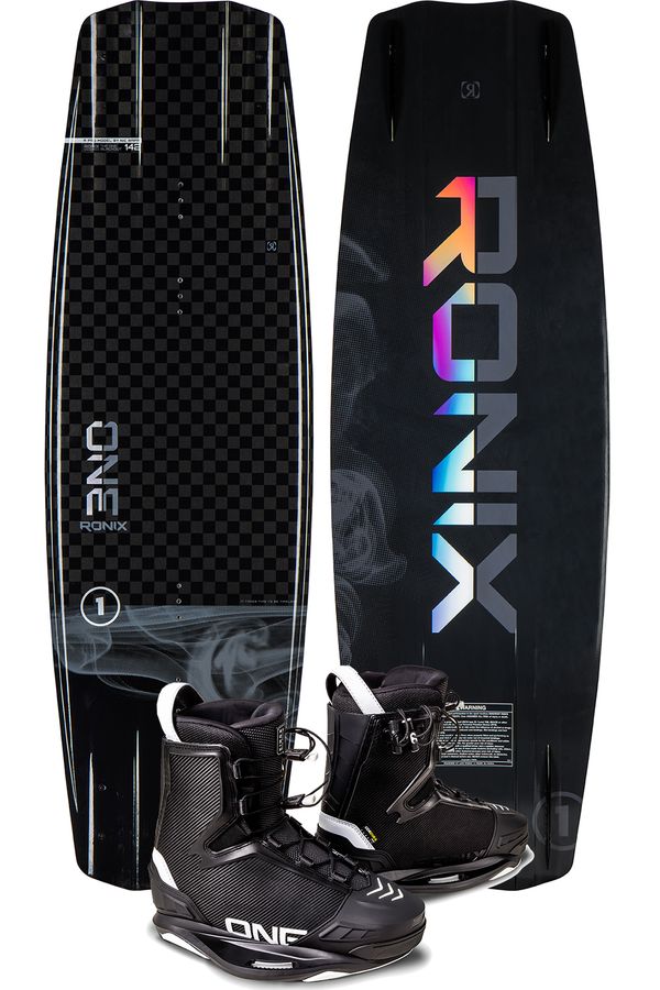 Ronix 2024 One Blackout Wakeboard with One Boots