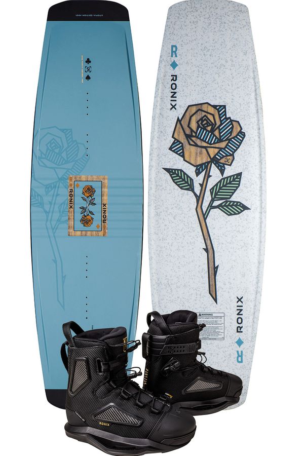 Ronix 2024 Utopia Cable Park Wakeboard with Kinetik Project EXP Boots