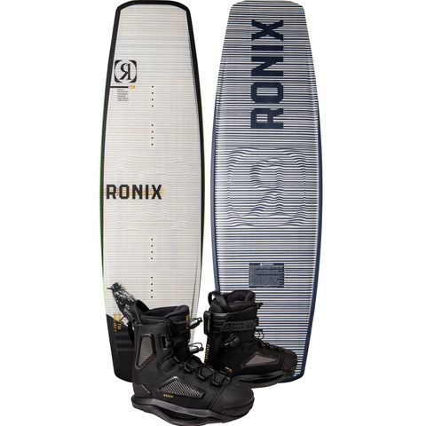 Ronix 2024 Kinetik Project Spring Box 2 Cable Park Wakeboard with Kinetik Project EXP Boots