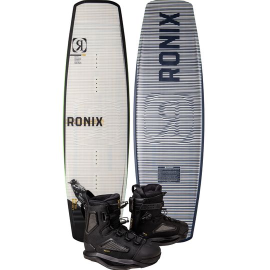 Ronix 2024 Kinetik Project Spring Box 2 Cable Park Wakeboard with Kinetik Project EXP Boots