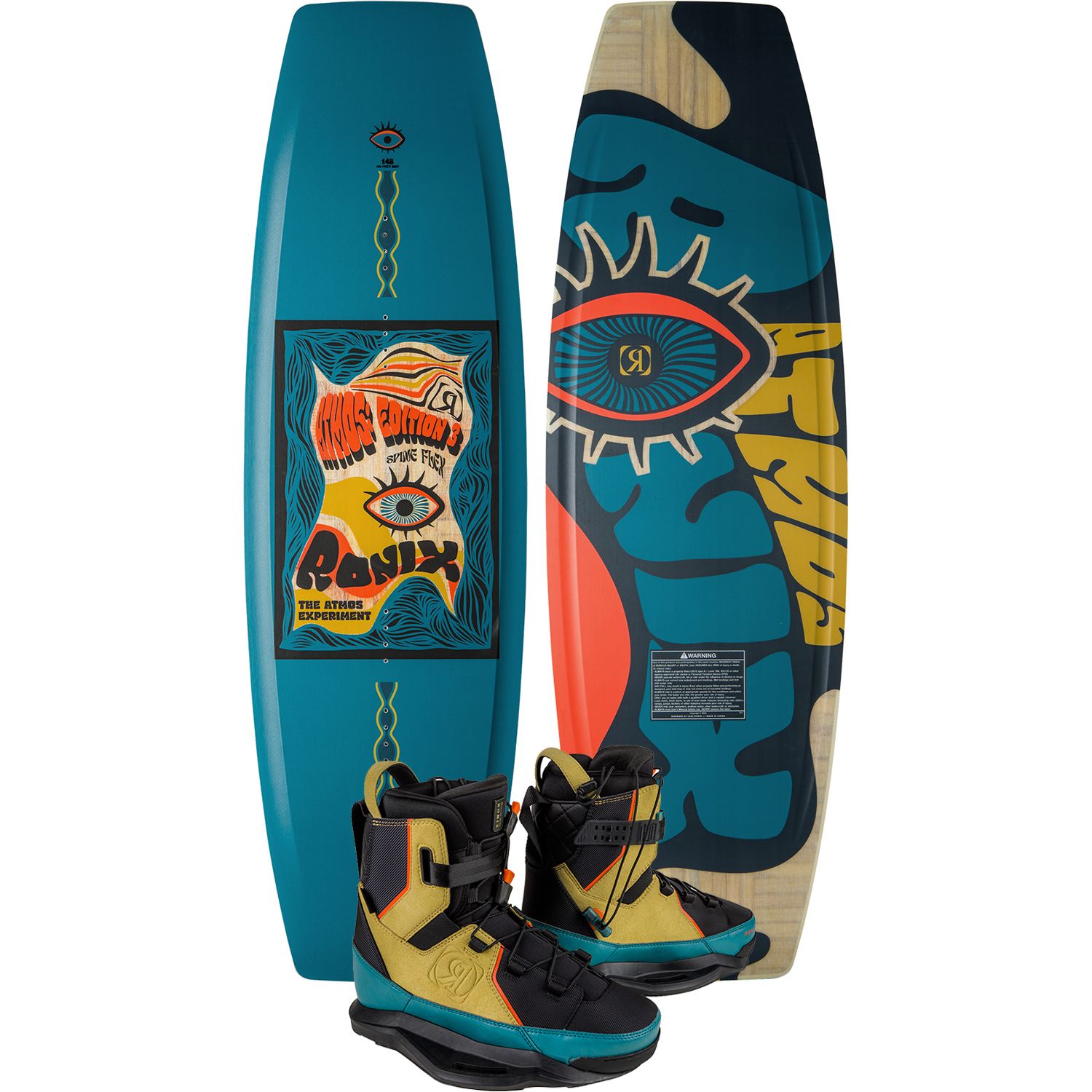 Photo of Ronix 2025 Atmos Cable Park Wakeboard With Atmos Exp Boots by Ronix