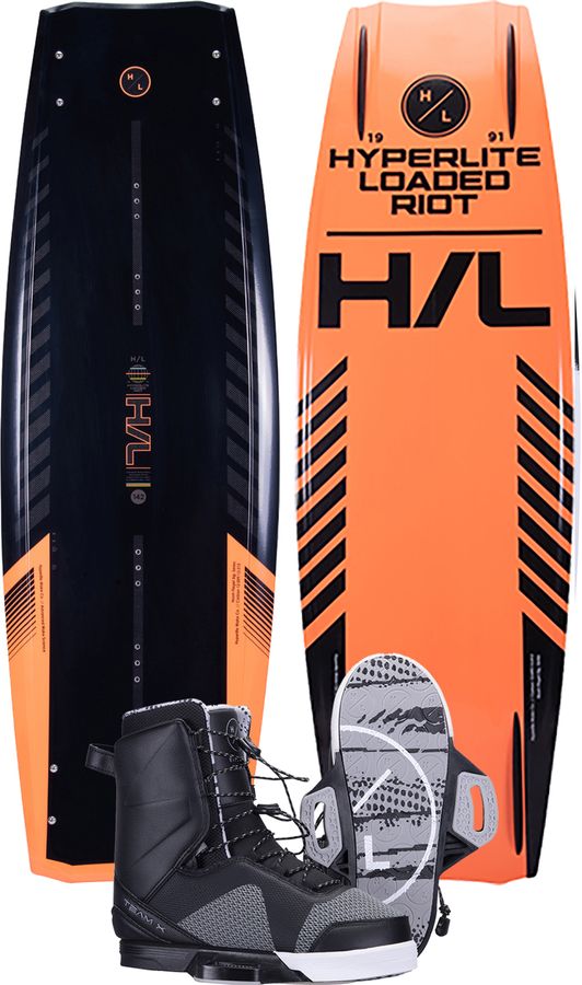 Hyperlite 2024 Riot Loaded Wakeboard with Team X Boots