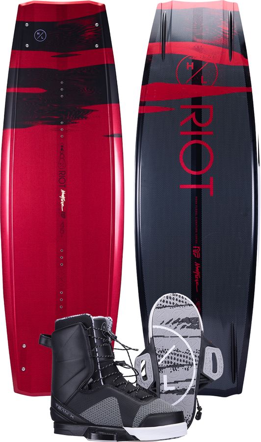 Hyperlite 2024 Riot Wakeboard with 2025 Team X Boots