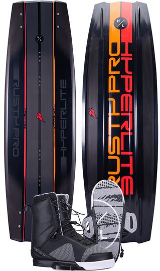 Hyperlite 2024 Rusty Pro Wakeboard with 2025 Team X Boots