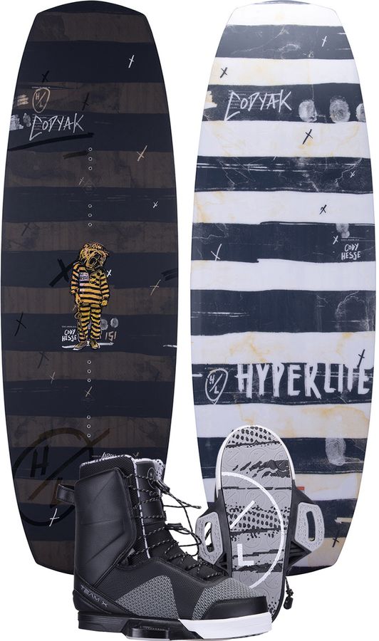 Hyperlite 2024 Codyak Wakeboard with 2025 Team X Boots