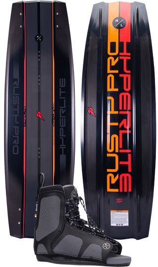 Hyperlite 2024 Rusty Pro Wakeboard with 2025 Remix Boots