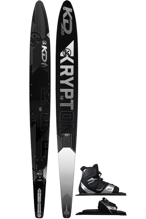 KD 2024 Krypton Carbon Slalom Ski with Flex Boot & RTP