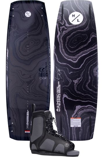 Hyperlite 2024 Cryptic Wakeboard with Remix Boots