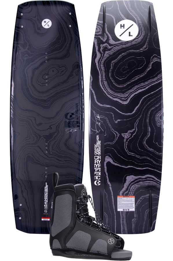 Hyperlite 2024 Cryptic Wakeboard with Remix Boots