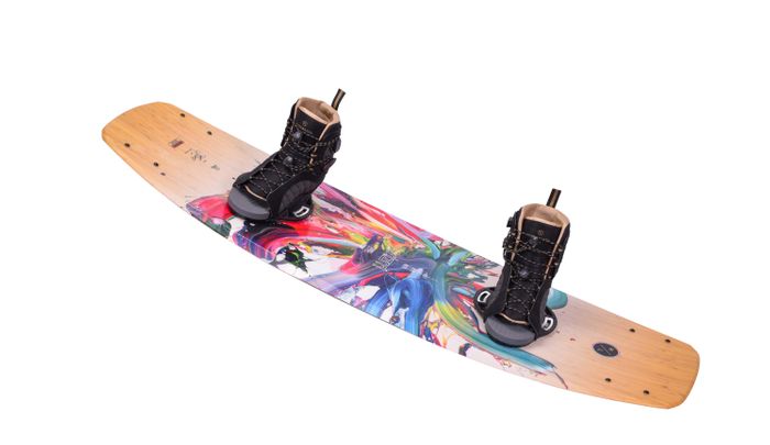 Hyperlite 2024 Prizm Ladies Wakeboard with 2025 Syn Boots