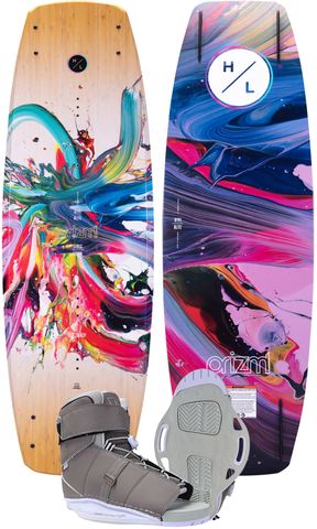 Hyperlite 2024 Prizm Ladies Wakeboard with Viva Boots