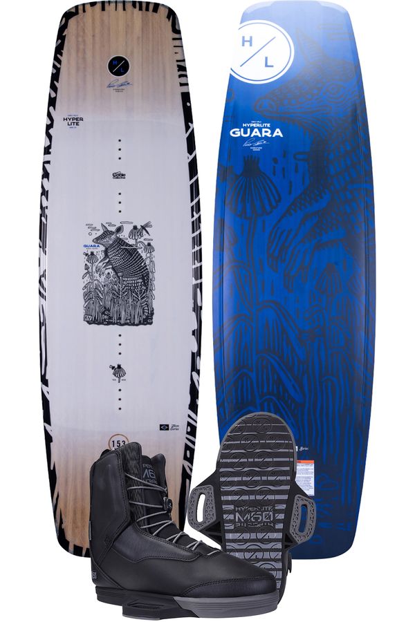 Hyperlite 2024 Guara Cable Park Wakeboard with 2025 M60 Boots