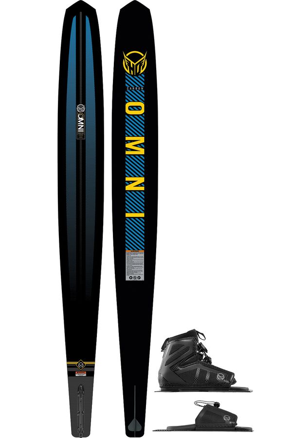 HO 2024 Carbon Omni Slalom Ski with Stance 130 Boot & RTP