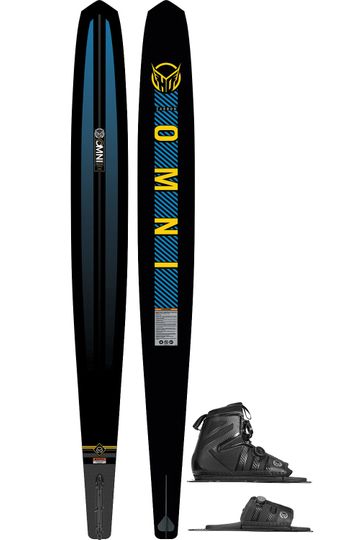 HO 2024 Carbon Omni Slalom Ski with Stance Atop Boot & RTP