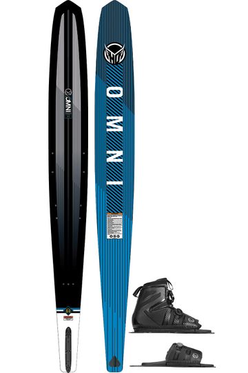 HO 2024 Omni Slalom Ski with Stance Atop Boot & RTP