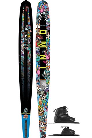 HO 2025 Future Omni Junior Boys Slalom Ski with Stance 110 Boot &amp; RTP