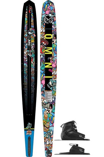 HO 2025 Future Omni Junior Boys Slalom Ski with Stance 110 Boot & RTP