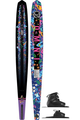 HO 2025 Future Omni Junior Girls Slalom Ski with Stance 110 Boot &amp; RTP
