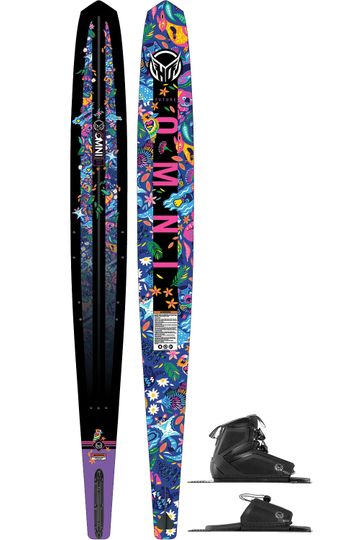 HO 2024 Future Omni Junior Girls Slalom Ski with Stance 110 Boot & RTP