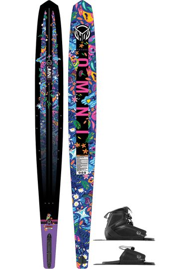 HO 2025 Future Omni Junior Girls Slalom Ski with Stance 110 Boot & RTP