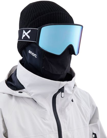Anon 2025 M4 Cylindrical Goggles + MFI Face Mask (Low Bridge Fit)
