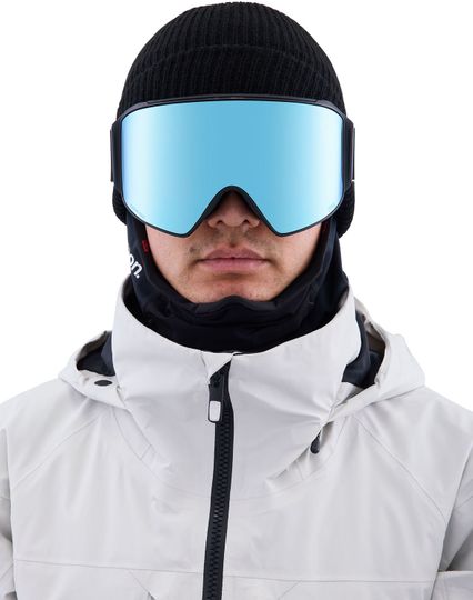 Anon 2025 M4 Cylindrical Goggles + MFI Face Mask (Low Bridge Fit)
