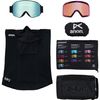 Anon 2026 M4 Goggles (Cylindrical) (Low Bridge) + Bonus Lens + MFI Face Mask