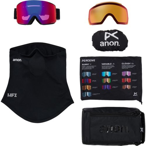 Anon 2026 M5 Goggles (Low Bridge) + Bonus Lens + MFI Face Mask