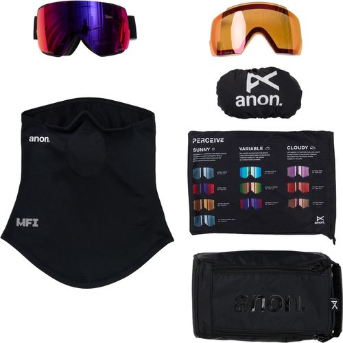 Anon 2026 M5S Goggles (Low Bridge) + Bonus Lens + MFI Face Mask