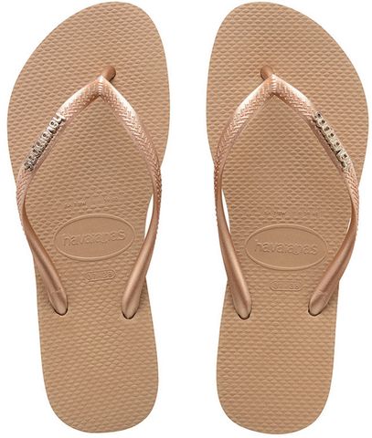 Havianas 2019 Slim Metallic Rose Gold