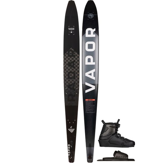 Radar 2025 Vapor Pro Build Stealth Slalom Skis with 2026 Vapor Carbitex BOA Boot & Carbitex Vector BOA ART