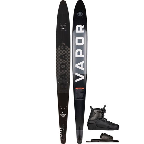 Radar 2025 Vapor Pro Build Stealth Slalom Skis with Vapor Carbitex BOA Boot &amp; Carbitex Vector BOA ARTP