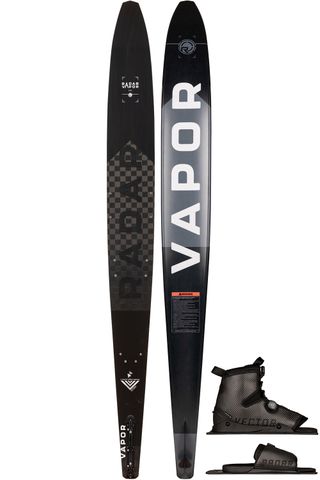 Radar 2025 Vapor Pro Build Stealth Slalom Ski with Carbitex Vector BOA Boot &amp; Carbitex Vector BOA ARTP