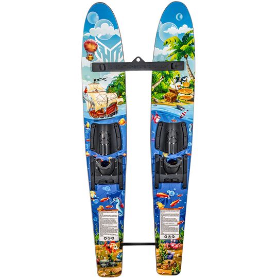 HO 2025 Hot Shot Trainer Combo Skis with Bar & Rope